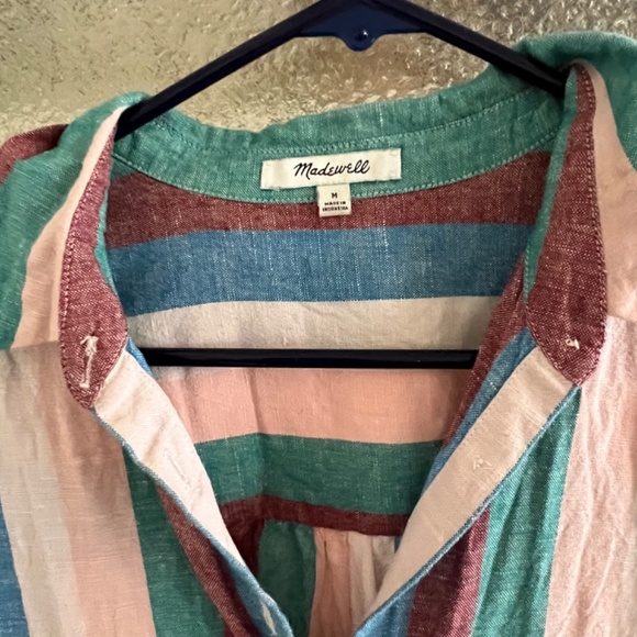 Madewell Central Shirtdress in Flagstaff Stripe (M) - Picture 4 of 5